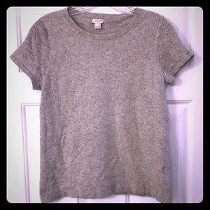 J Crew | short sleeve everyday crewneck sweater